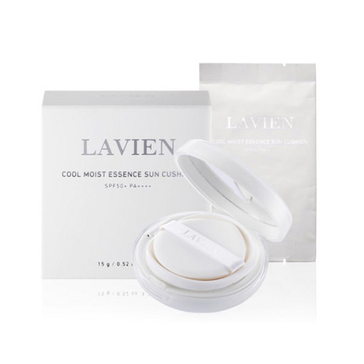 [SKU_2SAVFVJ_54Q4ZDA] Lavian Cool Moist Essence Sun Cushion SPF50+ PA++++ 15g + Refill