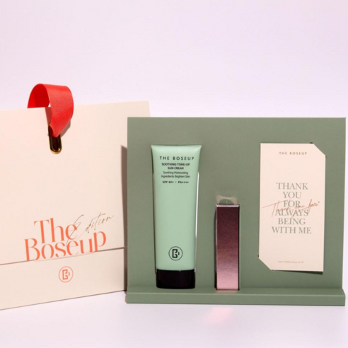 [SKU_38KZOJT_80M5UE2] The Moisturizing Lip Balm Tone-up Sun Cream Gift Set