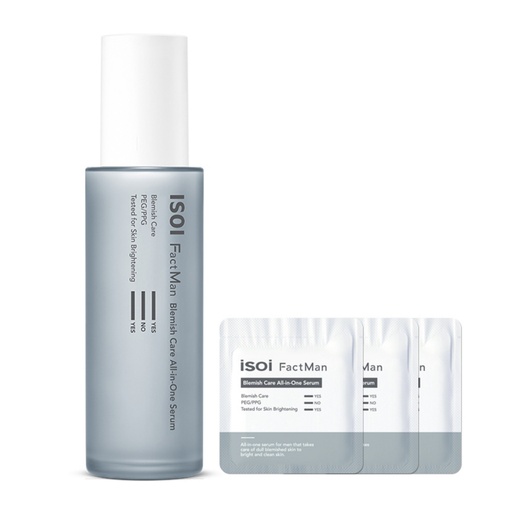 [SKU_2VAFO80_3ELP4BJ] Isoi Factman Blemish Care All-in-one Serum 100ml + 3 All-in-one Serum Trials