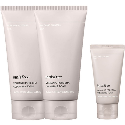 [SKU_31SJZ5A_6YU8BJJ] Innisfree Volcanic Pore Baja Cleansing Foam 150g x 2p + 50g Set