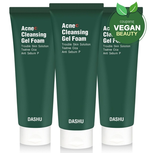 [SKU_36KTSVY_7P3HNO6] Dashu Acne Tea Tree Trouble Acne Relief Mild Acidic Foam Cleansing Gel