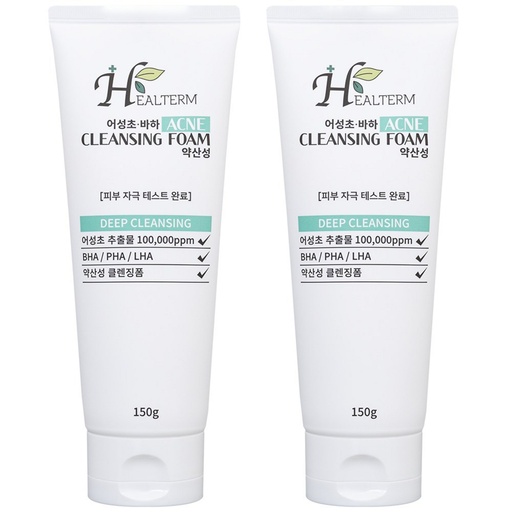 [SKU_2VUHOGM_5X3KGUN] Hiltem Eoseongcho Baha Acne Mildly Acidic Cleansing Foam 150g