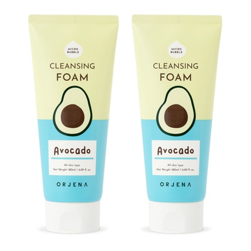 [SKU_2XQNR95_69M3QWU] Orjena Smile Day Avocado Cleansing Foam 180ml 2EA