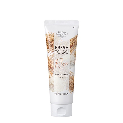 [SKU_2APLQGY_32KH96K] TONY MOLY Fresh to Go Rice Bran Foam Cleanser