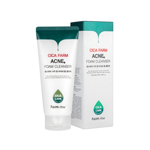 [SKU_2R76KBG_4ZFTR3B] Farmstay Cica Farm Acne Foam Cleanser