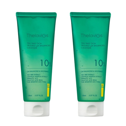 [SKU_3A8MRWX_897UW4Z] Theravicos Tea Tree Cica Mildly Acidic Cleanser 2ea