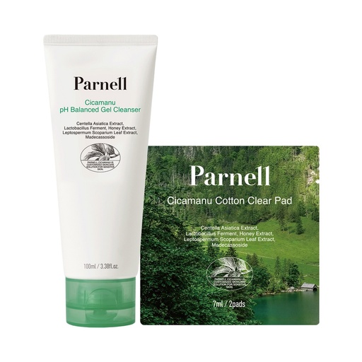 [SKU_32AJ6DF_71NCNJD] Parnell Cicamanu Weak Acidic Gel Cleanser 100ml + Clear Pad 2p Set