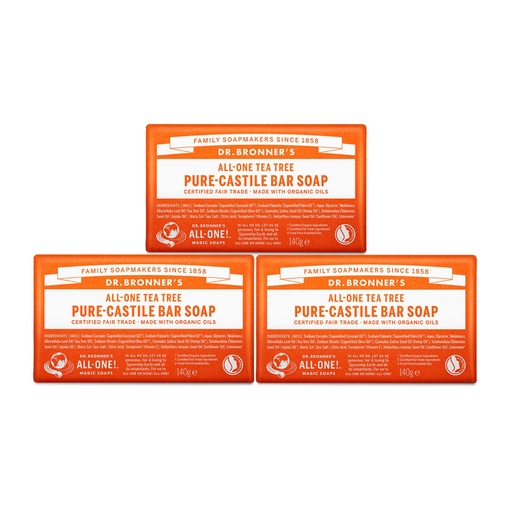 [SKU_2KYBRMQ_46OCCP2] Dr. Bronner's Tea Tree Pure Castile Bar Soap