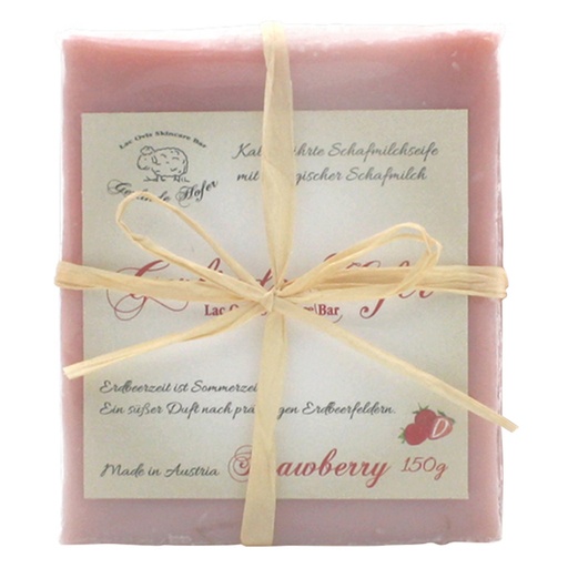 [SKU_SEM8W_2SL1GW] Gelinderhofer Alps Sheep Milk Coldster Strawberry Soap