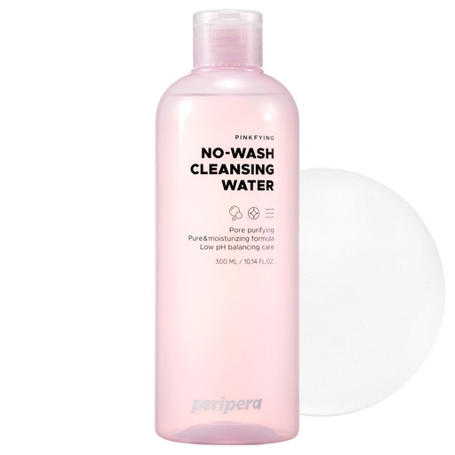 [SKU_RFHB9A_1AQCWBP] Peripera Pink Firing No Wash Cleansing Water