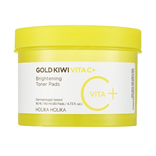 [SKU_310EK49_6U0EXYC] Holika Holika Gold Kiwi Vita Cplus Brightening Toner Pad 140ml