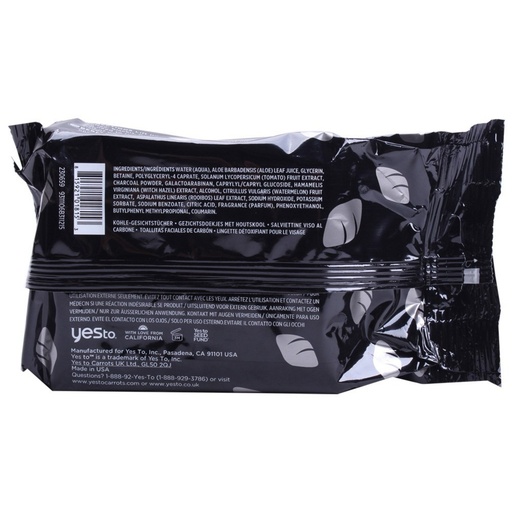 [SKU_46XZV_IL1SS] Yes To Tomato Detoxifying Charcoal Facial Wipes