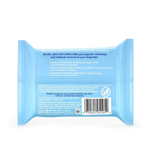 [SKU_9OV31_13KEAZ] Neutrogena Makeup Remover Cleansing Towelette 19 x 18.5cm