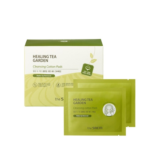 [SKU_MNWNZF_13QMYM6] The Saem Healing Tea Garden Cleansing Cotton Pads