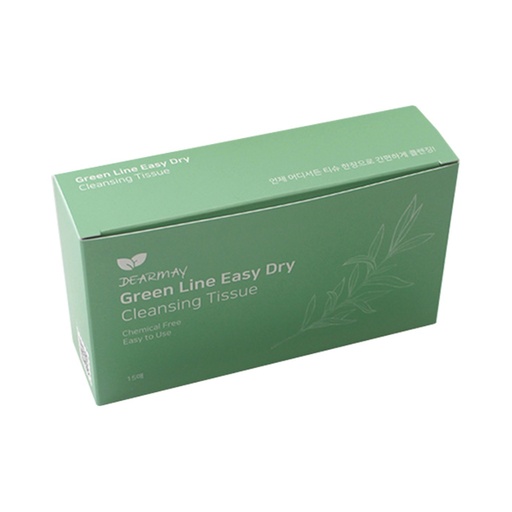 [SKU_2KQSQ0V_45QFP7O] Dear May Green Line Easy Dry Cleansing Tissue