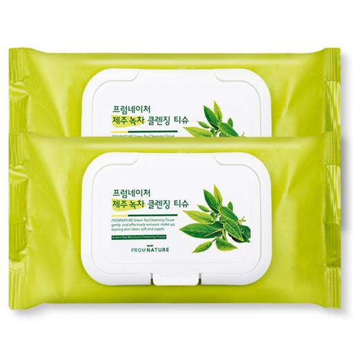 [SKU_5RRVC_PHWDP] Fromnature Jeju Green Tea Cleansing Tissue