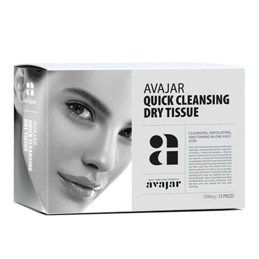 [SKU_W01ZQ_344R0N] Avajar Quick Cleansing Dry Tissue