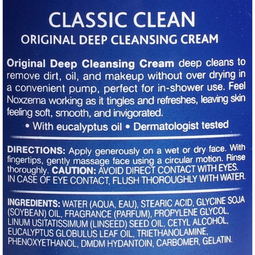 [SKU_1N3YK_7KY03] Noxzema Classic Clean Original Deep Cleansing Cream