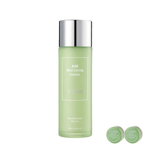 [SKU_2SECV70_55CK4IE] Kim Jung-moon Aloe Moist Calming Emulsion 130ml 1p + Mini 2x Cream 2p