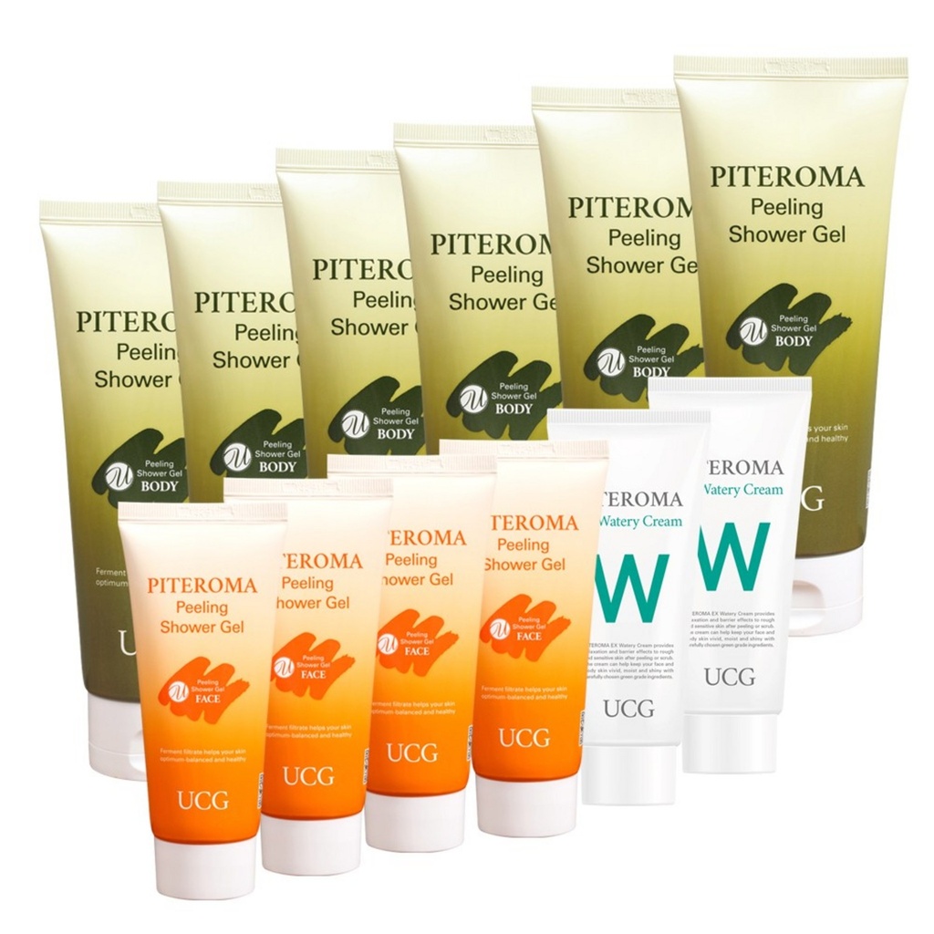 Cost effective 12 types of Piteroma Peeling Gel Includes 2 Mild Moisturizing Creams