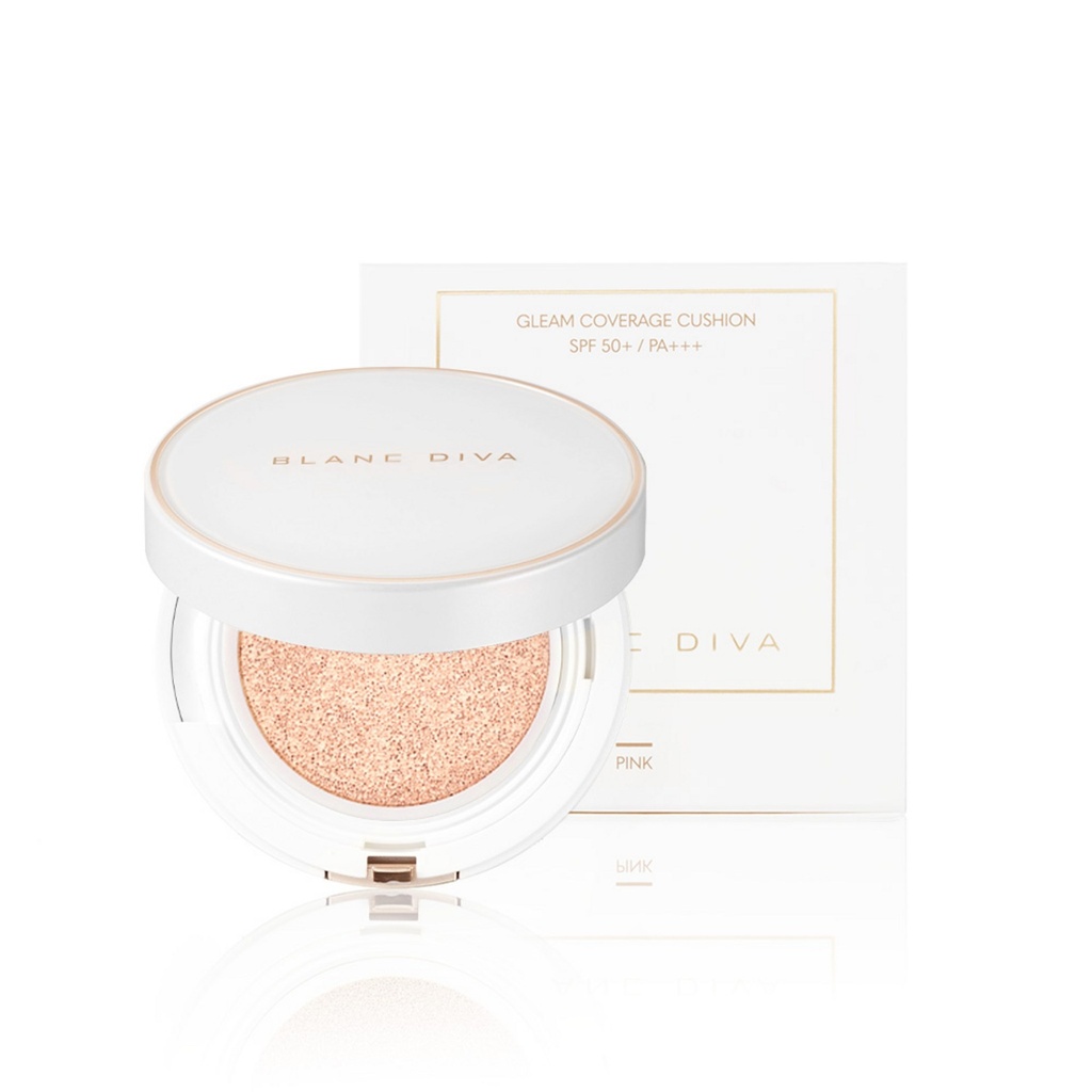 Blandiva Gleam Coverage Cushion Foundation Pact 13g