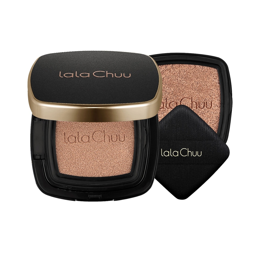 La La Chu Tension DX Cushion Foundation Black 15g + Refill 15g