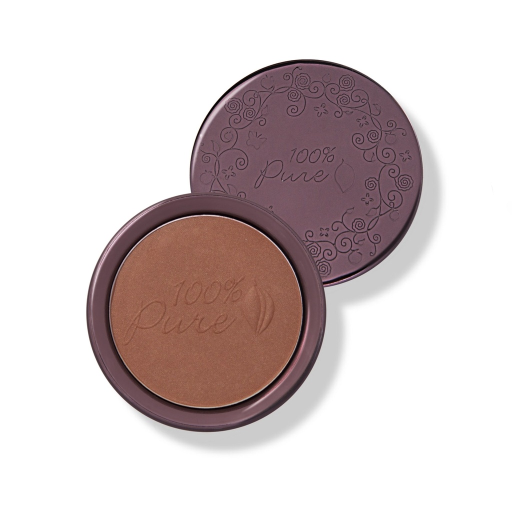 100% Pure Cocoa Pigmented Bronzer Pact Shading 9g