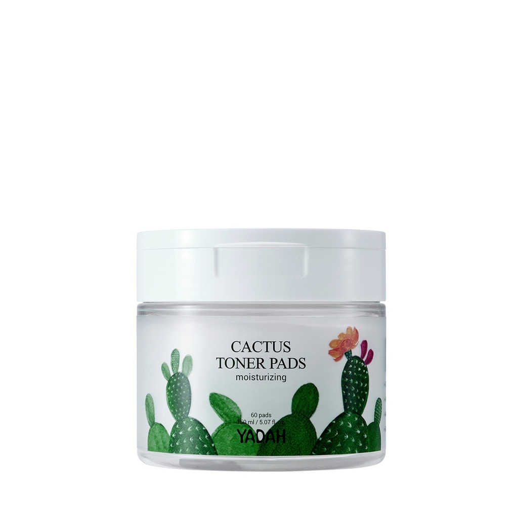 Yada Cactus Toner Pad + Moisturizing Cream Set of 2