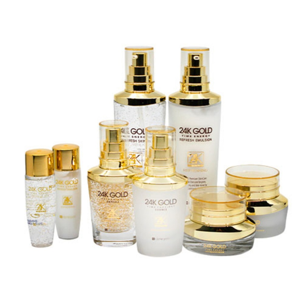 Demière 24k Gold Time Energy Special Basic Cosmetic Set of 8