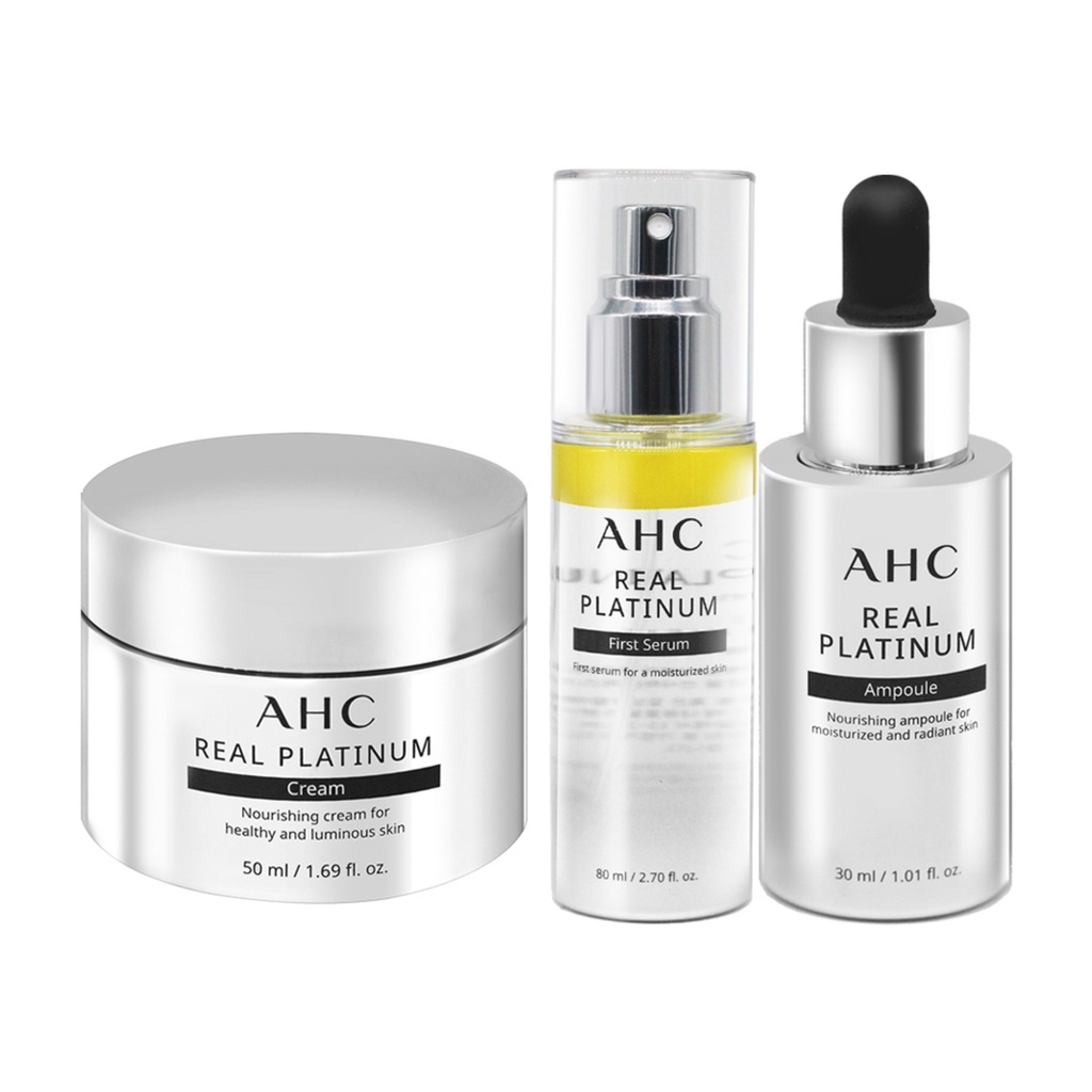 AHC Platinum Serum + Ampoule + Cream Set
