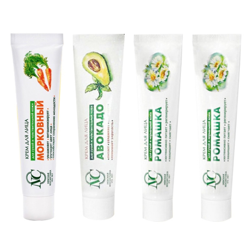 Kofu Neveskaya Carrot Cream + Avocado Cream + Chamomile Cream 2p Set