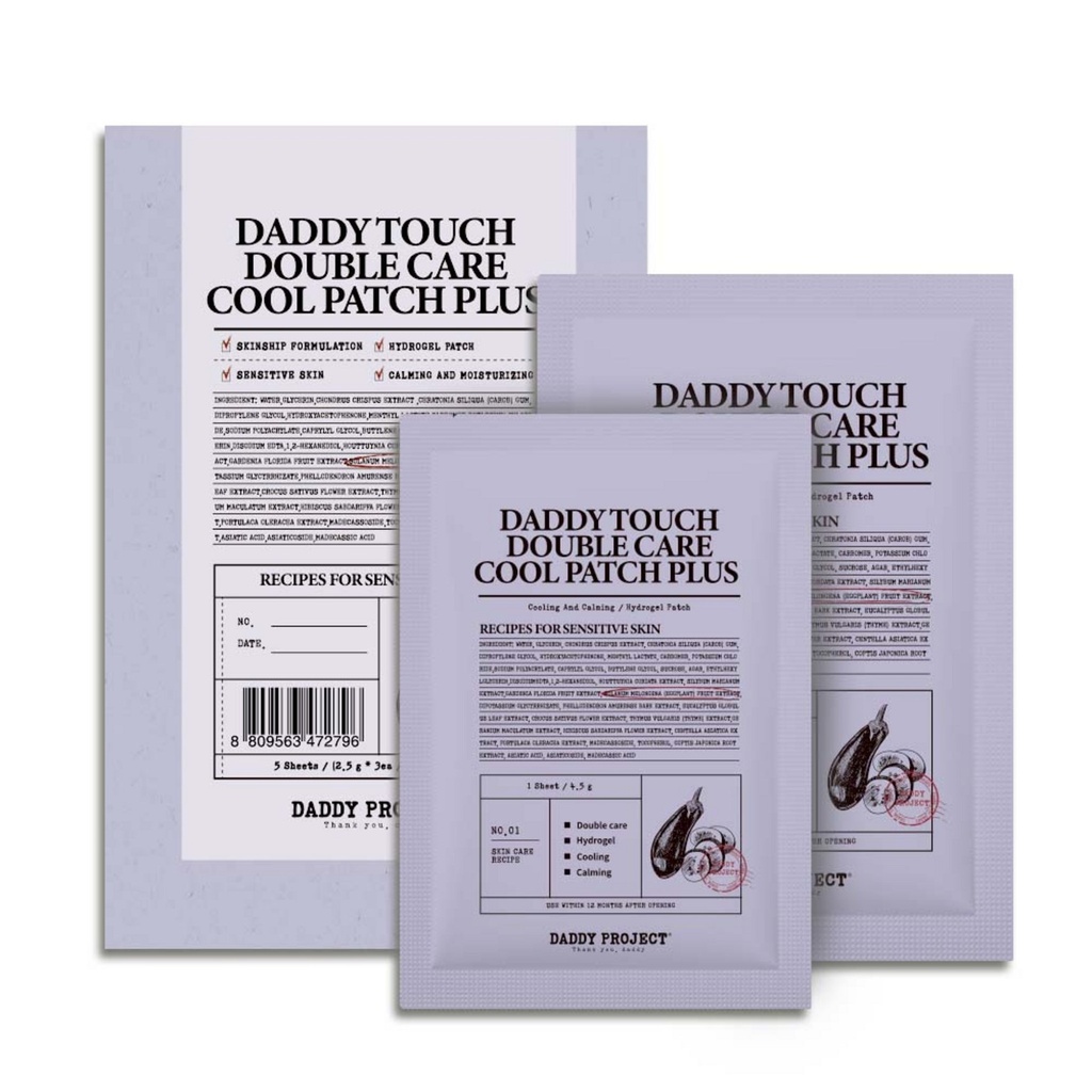 Daddy Project Daddy Touch Double Care Antipyretic Cooling Patch Plus 2.5g 3p + 4.5g 2p