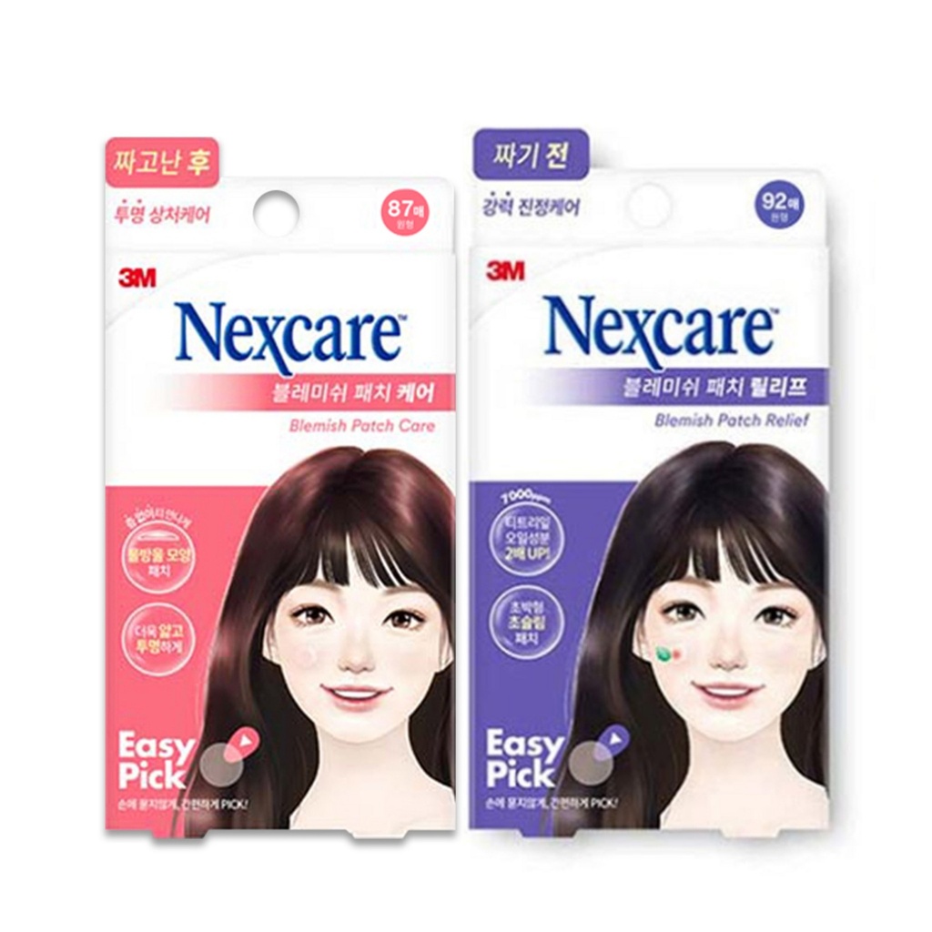 3M Neck Care Blemish Patch Care 87 sheets + Relief 92 sheets