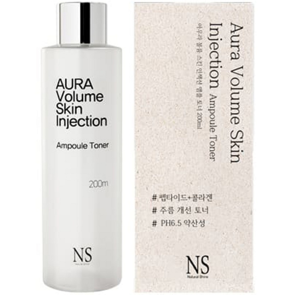 Natural Shine Aura Volume Skin Injection Ampoule Toner 200ml