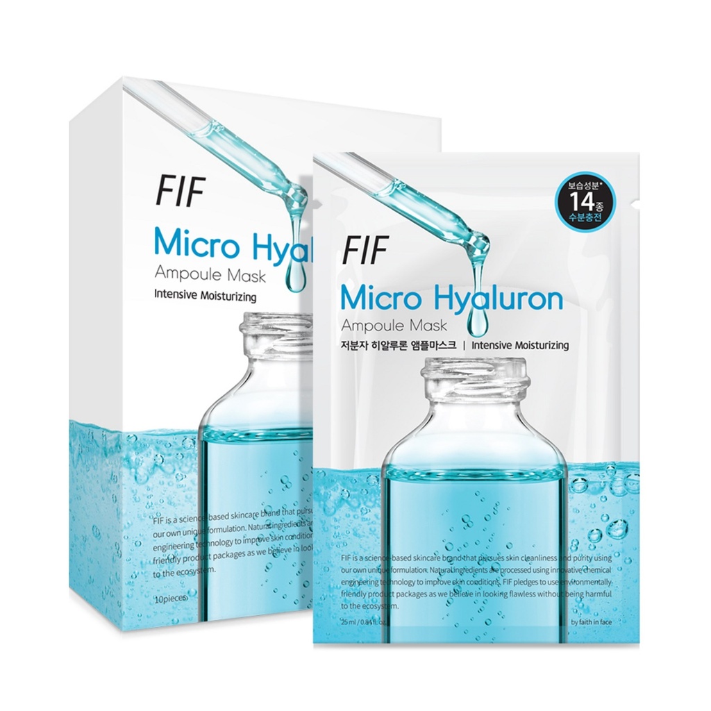 FIF Small Molecular Hyaluron Ampoule Mask Pack