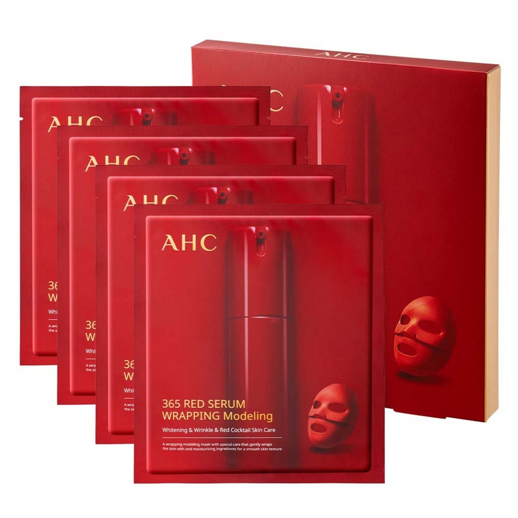 AHC 365 Red Serum Wrapping Modeling Mask Pack