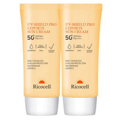 Ricocell UV Shield Pro Waterproof Leports Sun Cream SPF50+ PA++++