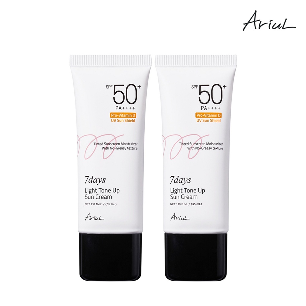 Ariel 7 Days Light Tone-up Sun Cream SPF50+ PA++++