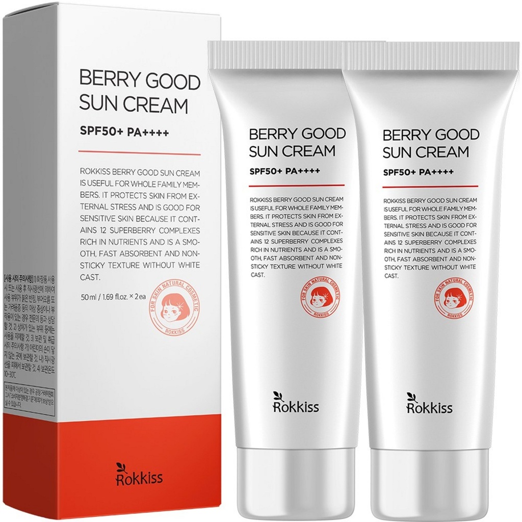 Rocky's Berry Good Organic and Moisturizing Sun Cream SPF50+ PA++++