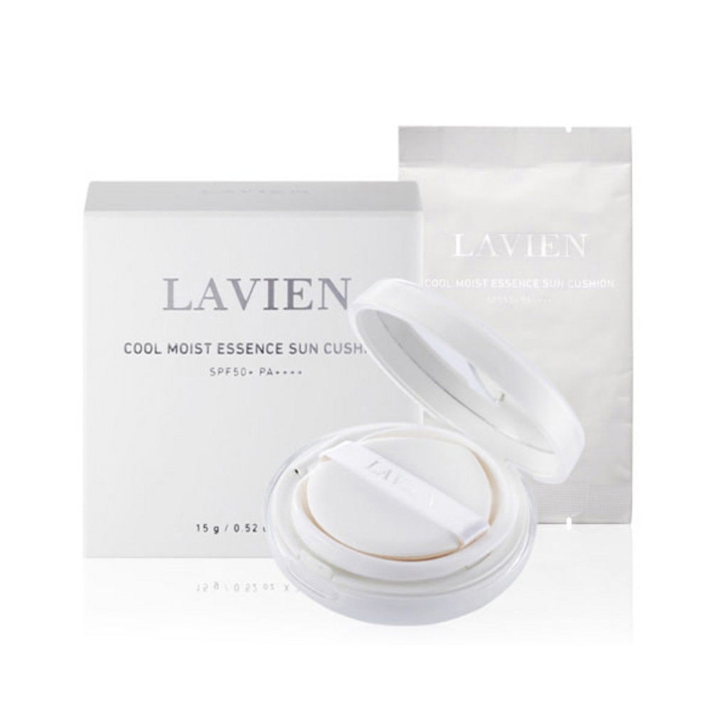 Lavian Cool Moist Essence Sun Cushion SPF50+ PA++++ 15g + Refill