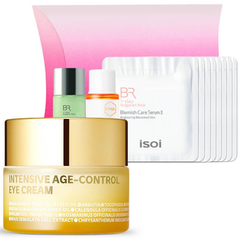 Isoi Bulgarian Rose Intensive Age Control Eye Cream 20ml + 6 types of trial kit (random delivery)