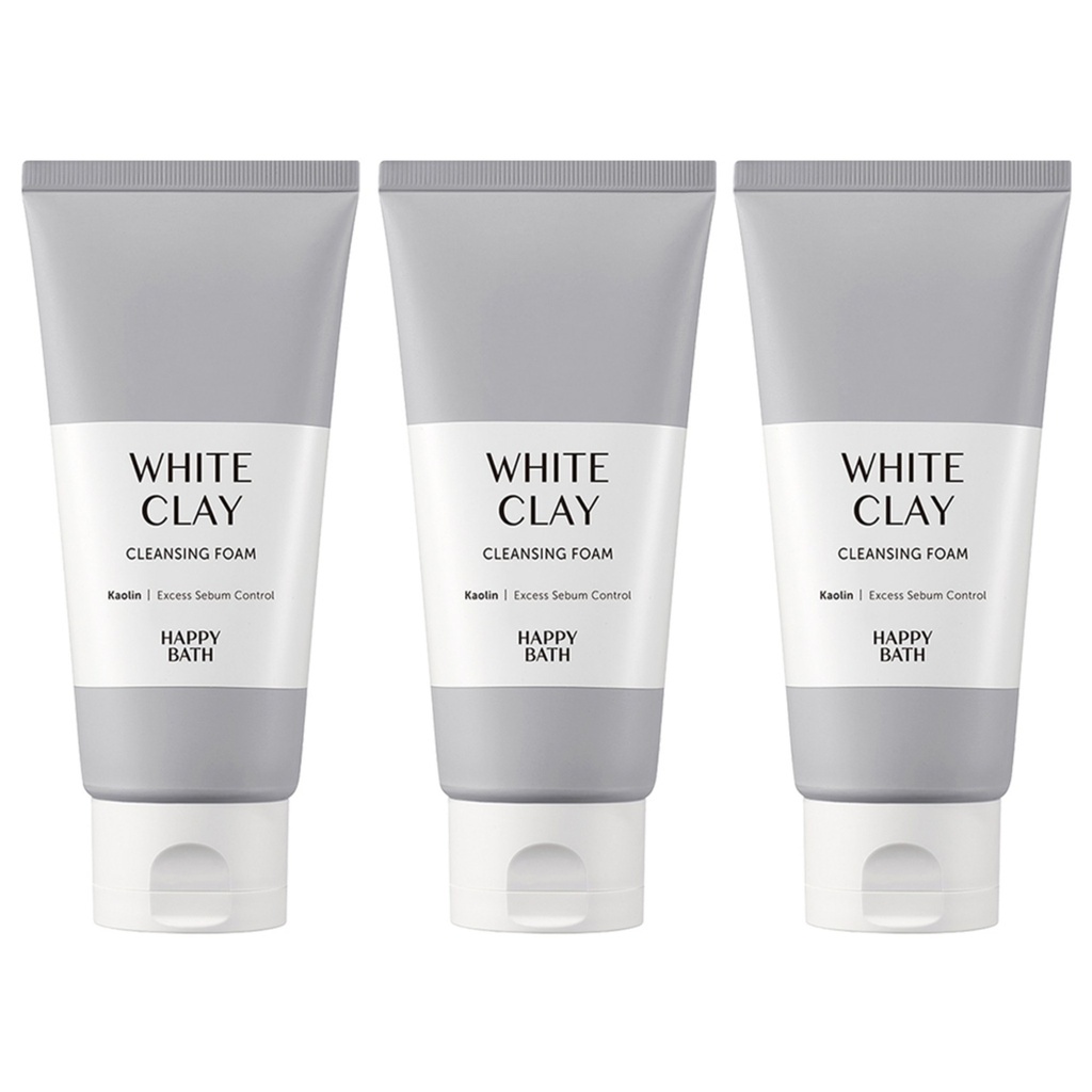 Happy Bath White Clay Pore Cleansing Foam