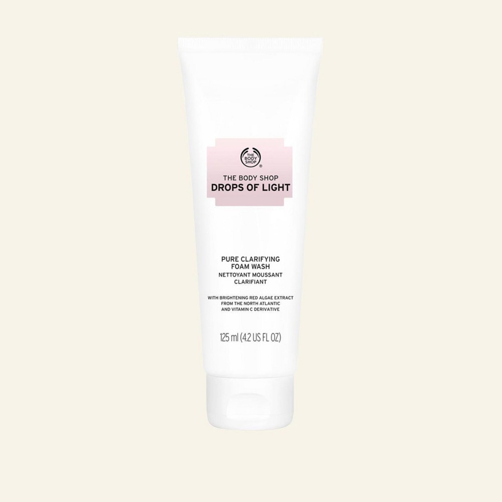 The Body Shop Drops of Light Pure Clarifying Foam Cleansing Foaming Wash