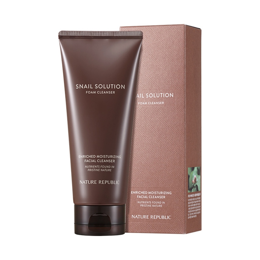 NATURE REPUBLIC Snail Solution Foam Cleanser