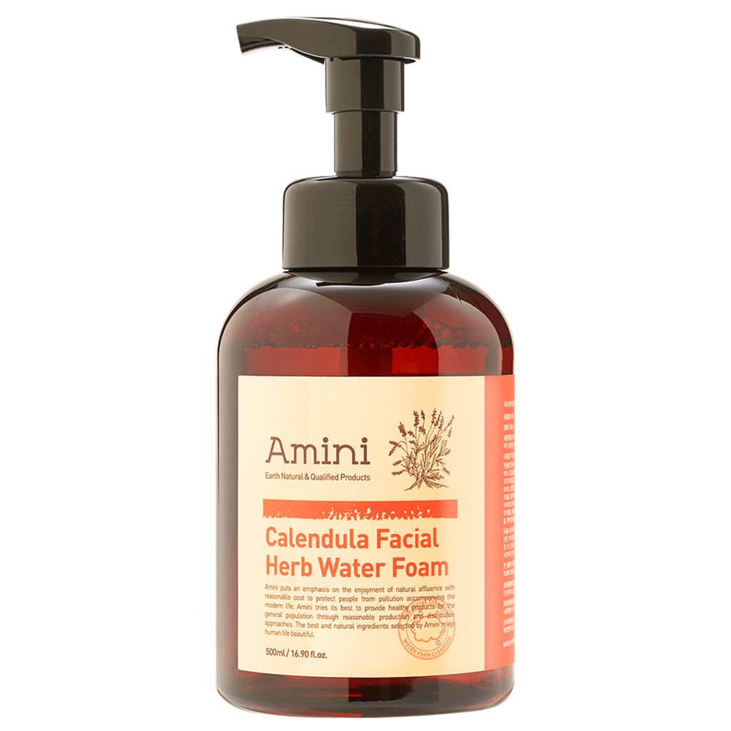 Amini Calendula Facial Herb Water Cleansing Foam