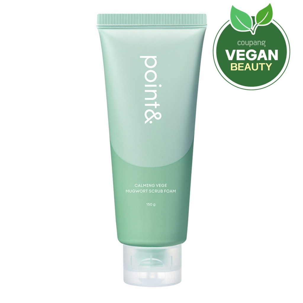 Point and Soothing Veggie Mugwort Scrub Cleansing Foam