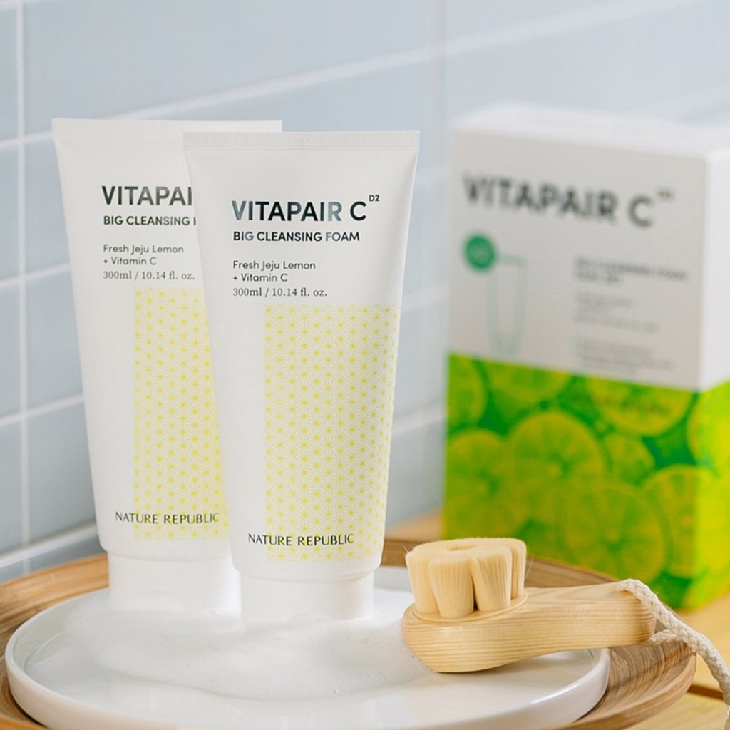 Nature Republic Vita Pair C Big Cleansing Foam Set