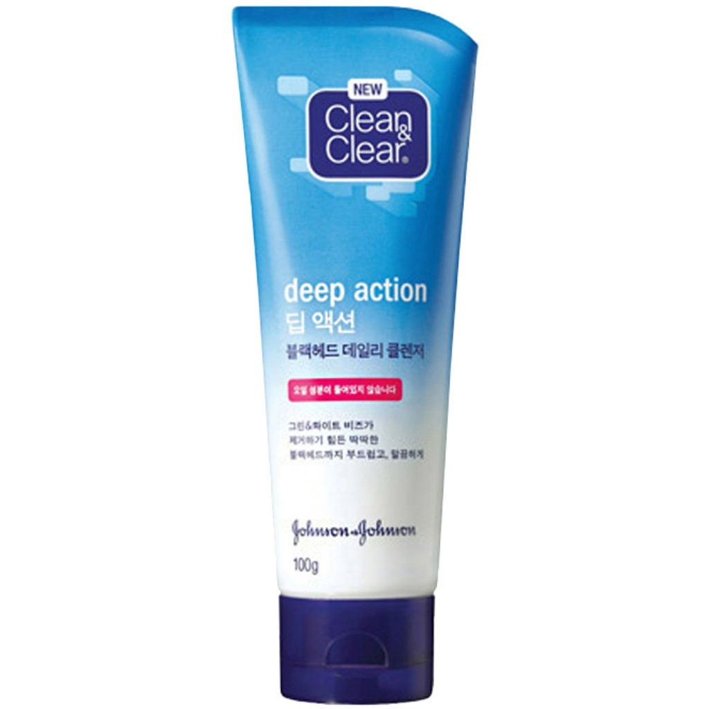 Johnson Clean & Clear Deep Action Blackhead Daily Cleanser