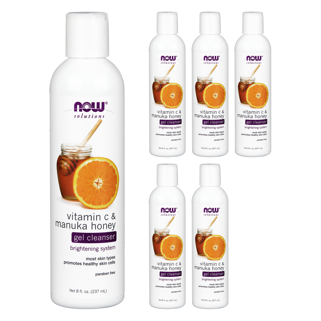 Now Foods Vitamin C & Manuka Honey Gel Cleanser