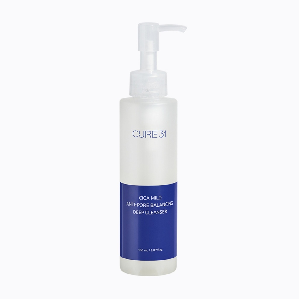 Cure31 Cica Mild Anti-pore Balancing Deep Cleanser 150ml